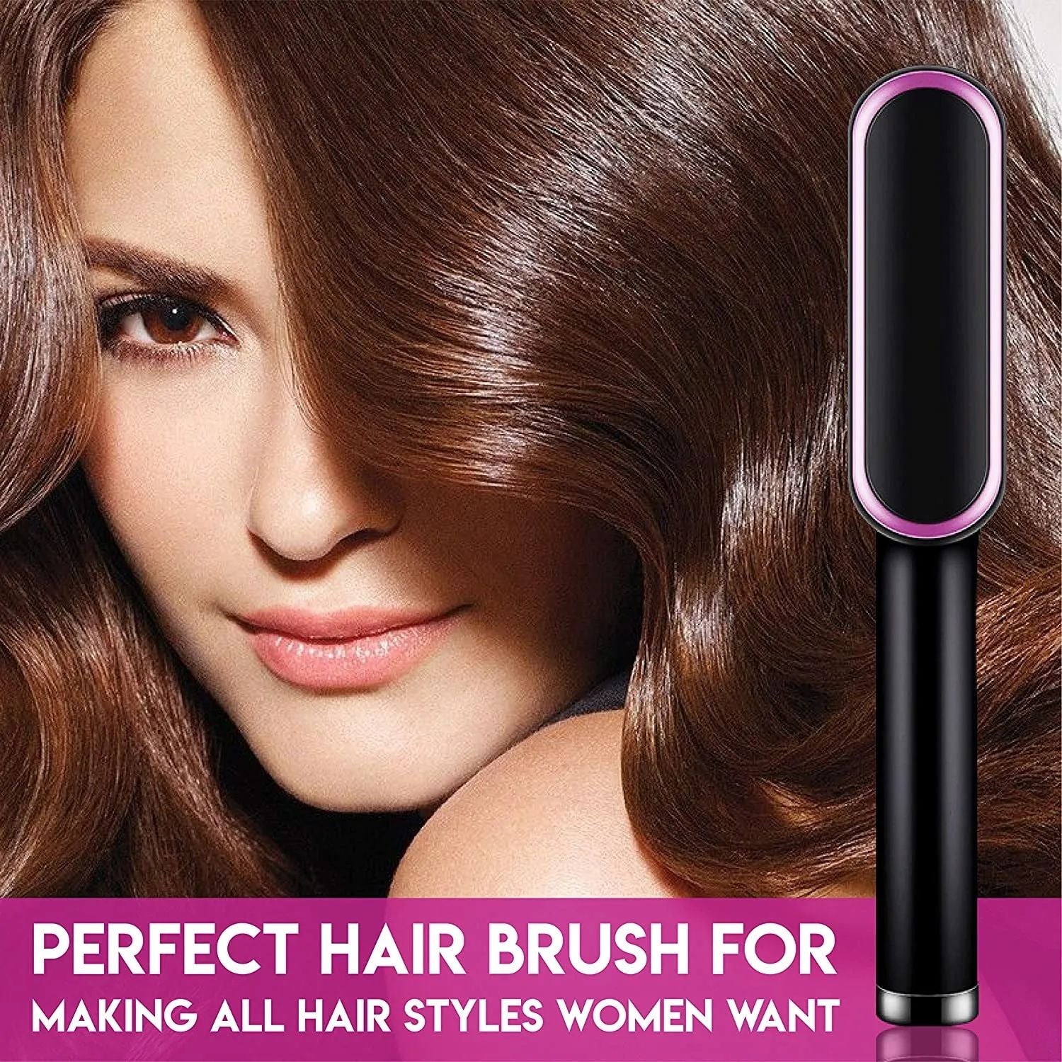 Original 909 Brush Hair Straightener Brush For Girls Comb Style